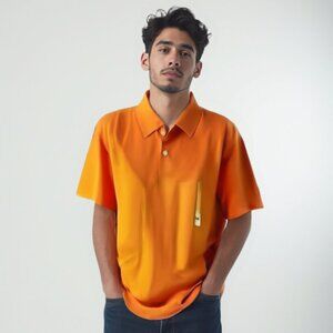 ❤️ NWT Joe Fresh Mens Orange Polo Size XL